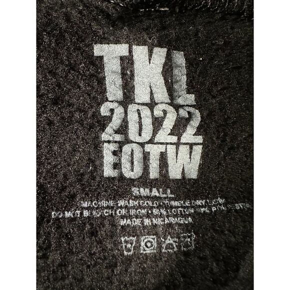 The Kid Laroi End Of The World Tour 2022 Hoodie Adult Small Black Merch TKL EOTW - Picture 10 of 10